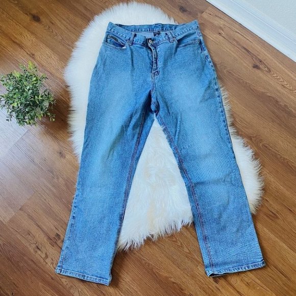 Vintage High Rise High Waisted Vintage Jeans size 12 90s - Picture 1 of 7